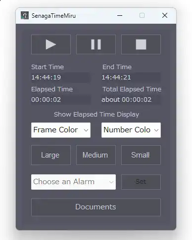 SenagaTimeMiru Window Gray Color