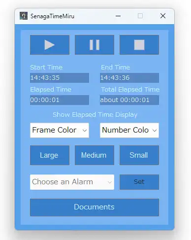SenagaTimeMiru Window Sky Blue Color